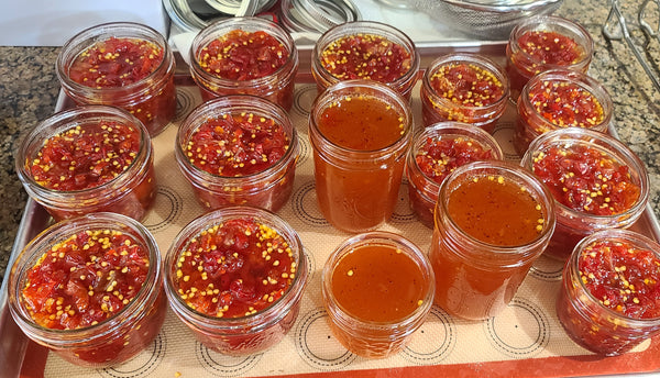SPICY Candied habaneros