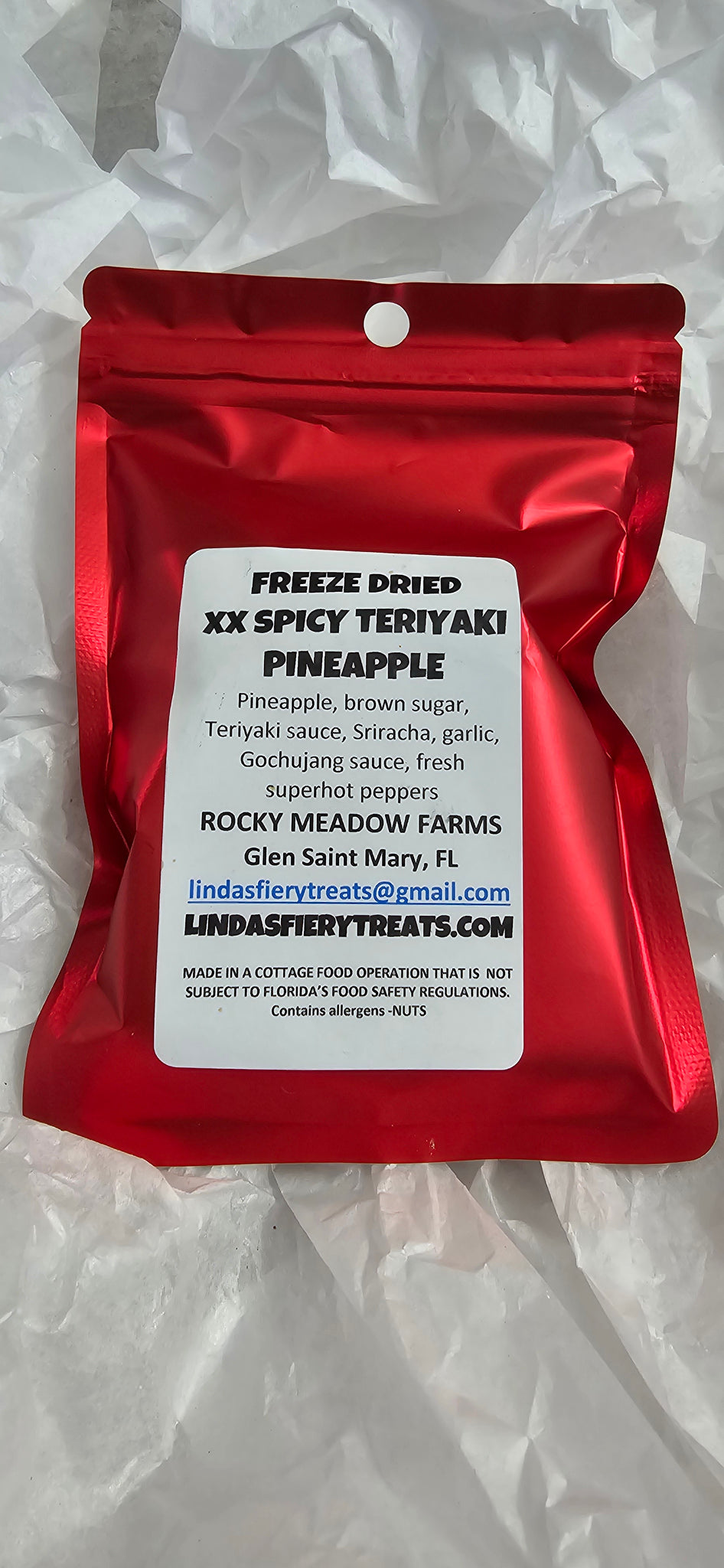 Freeze dried - XXSpicy Teriyaki Pineapple