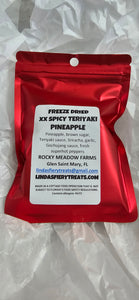 Freeze dried - XXSpicy Teriyaki Pineapple