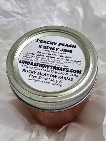 JAM - X spicy Peachy peach spiced jam