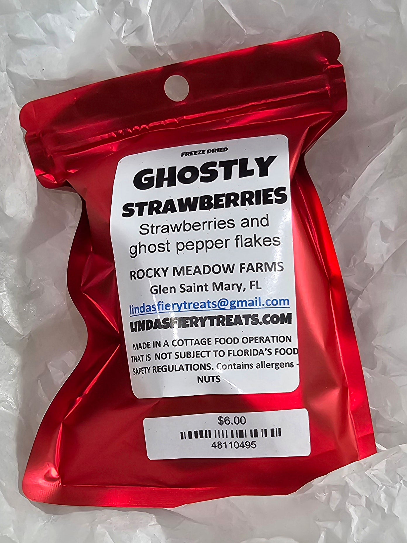Freeze dried - Ghostly strawberries