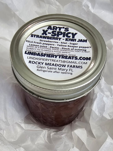 Jam - Art's X-Spicy Strawberry - Kiwi Jam