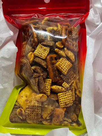 XXX Hickory spiced Party mix.