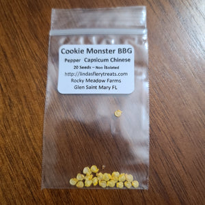 SEEDS - Cookie monster BBG pepper seeds