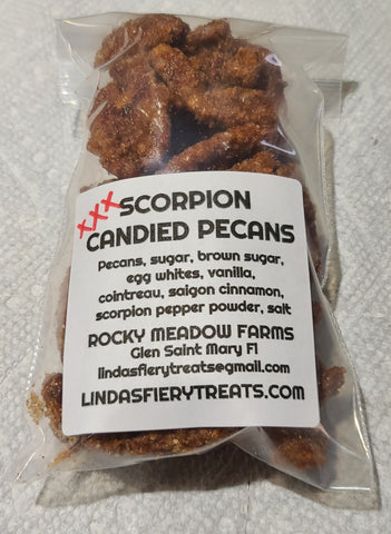 PECANS - XXX- Scorpion Candied Pecans