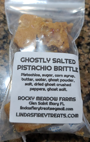 BRITTLE - Ghostly salted pistachio brittle