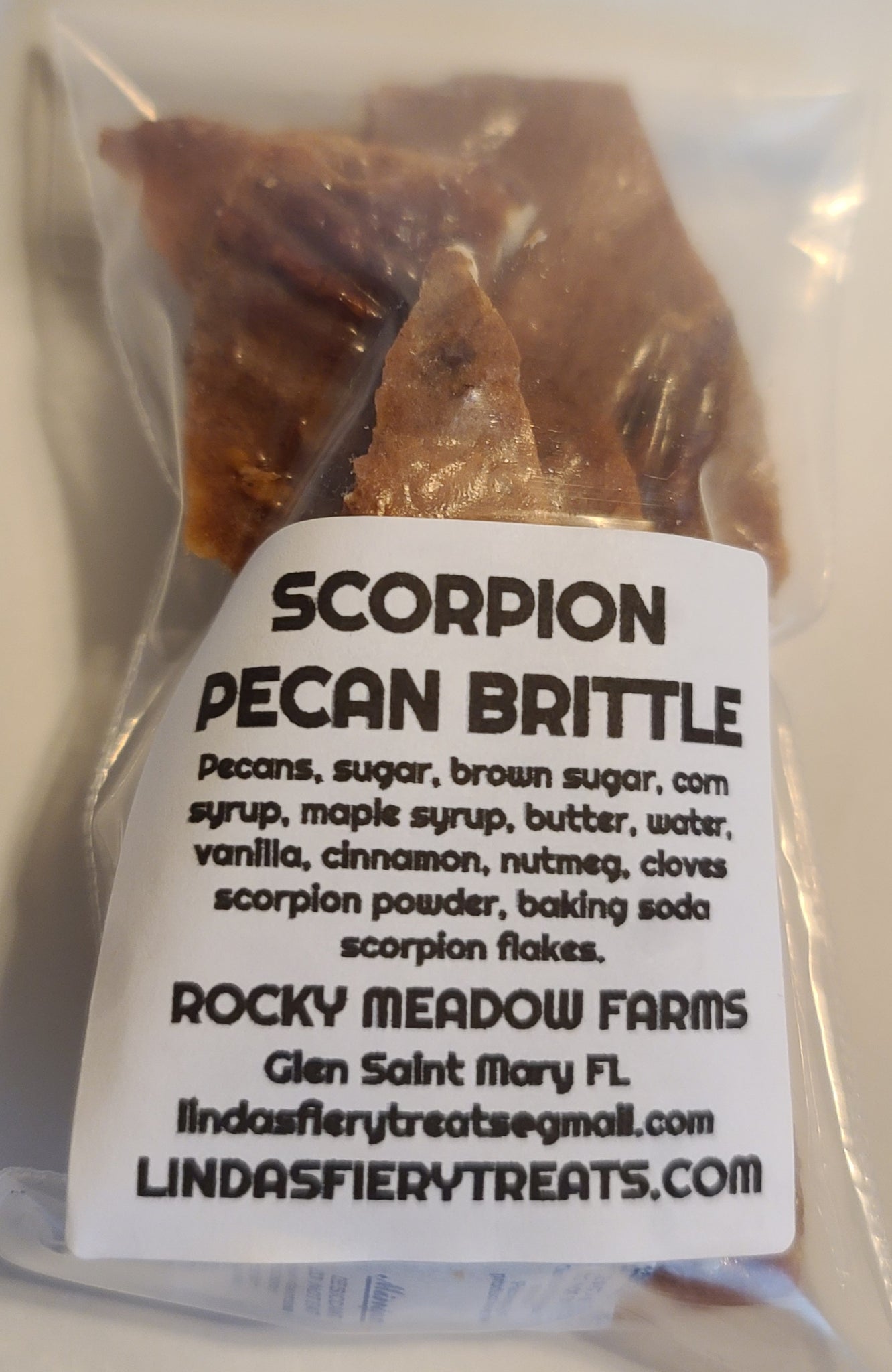 PECAN - Scorpion pecan brittle