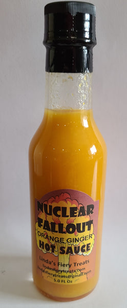Hot sauce - Nuclear fallout orange and ginger hot sauce