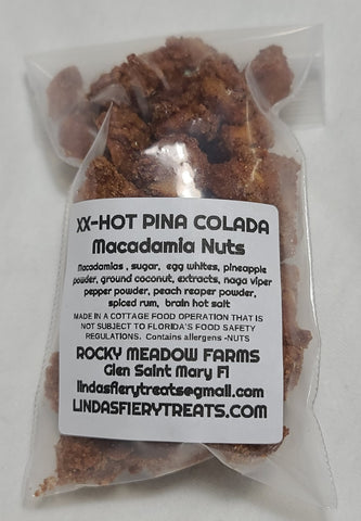 NUTS - XX-Hot Pina colada Macadamia nuts