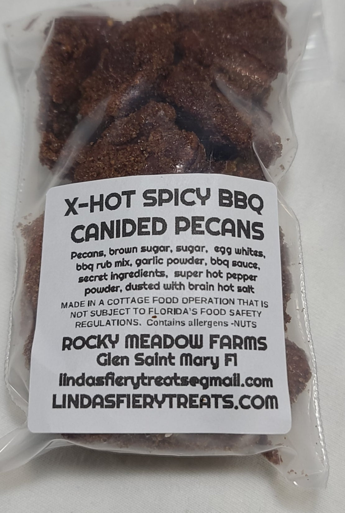 PECANS - X-hot Spicy BBQ candied Pecans