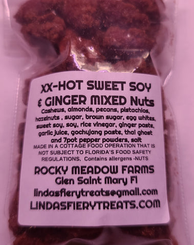 NUTS - XX-Hot Sweet soy and ginger mixed nuts
