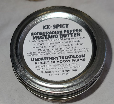 Mustard - XX Spicy Horseradish mustard butter