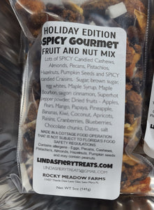 NUTS - holiday batch Gourmet Spicy Fruit and Nut mix