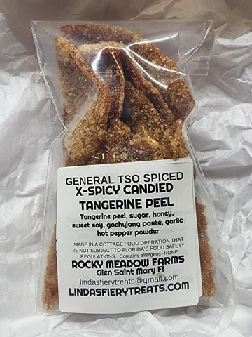 CANDY - General Tso SPICED X-Spicy candied tangerine peel